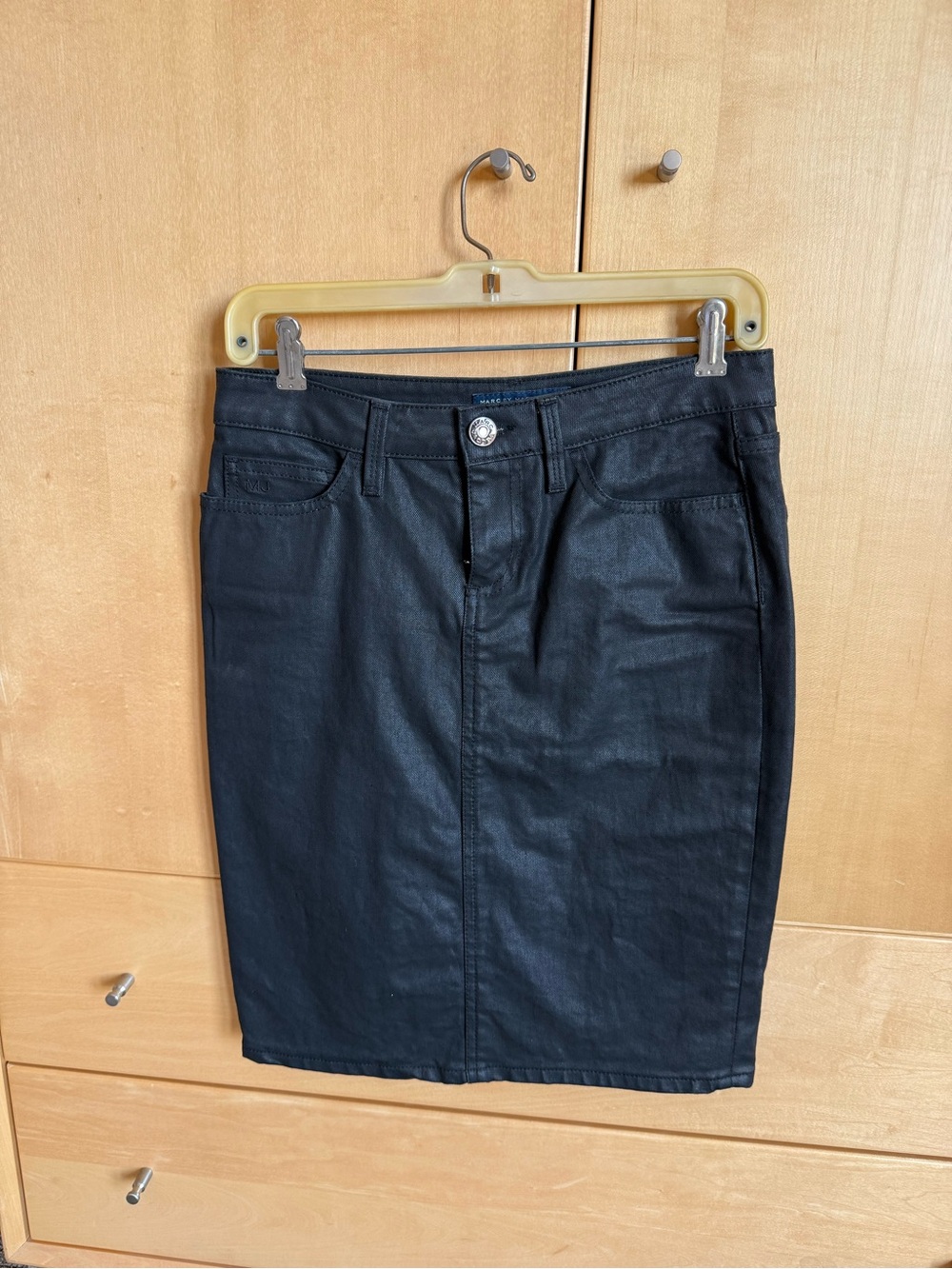 Marc by Marc Jacobs Waxed Denim Skirt 2